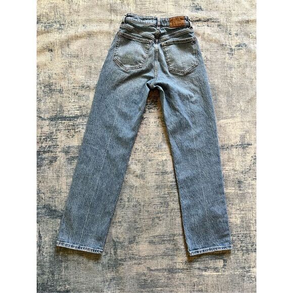 Madewell Curvy 90's Straight Leg High Rise Jeans Size 24" - Picture 2 of 7